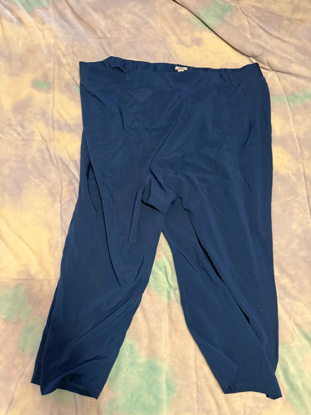 croft & barrow Deep Blue Capri Leggings